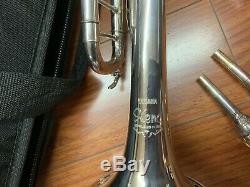 Silver Plated Yamaha Xeno YTR-8335 Professional Trumpet w Case
