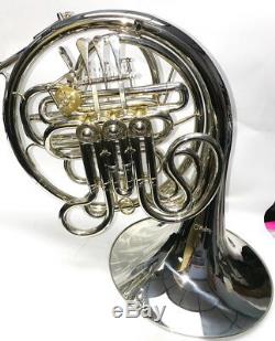 Silver plated Alexander style double Bb/F French Horn advanced student/ pro