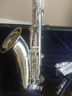 Silver plated Yamaha YTS 82Z ii Custom Z Tenor Saxophone V1 neck