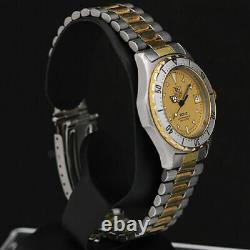 TAG HEUER 2000 PROFESSIONAL 200M 974.013 Gold Plated Mens Swiss Quartz Watch