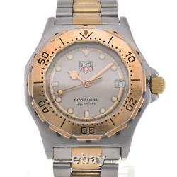 TAG HEUER 3000 934.213 Professional 200m gray Dial Quartz Boy's Watch E#111931