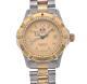 Tag Heuer 964.008f Professional 200 M Gold Dial Quartz Ladies Watch I#112715