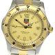 Tag Heuer Professional 200 M Wk1221 Date Gold Dial Quartz Boy's Watch 653644
