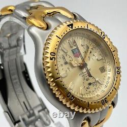 TAG Heuer s/el SEL Professional 200M Chronograph Gold Quartz Men's Watch S35.406