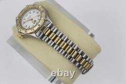 Tag Heuer 2000 WE1422. BB0307 Watch Womens White Professional Gold 2-Tone Silver