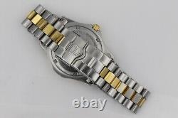 Tag Heuer 2000 WM1120. BB0314 Black Gold Professional SS Watch Mens Silver Sport