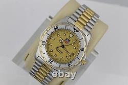 Tag Heuer 974.006 Gold 2000 Professional Watch Mens Silver 2-Tone 964.006 Sport