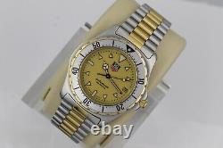 Tag Heuer 974.006 Gold 2000 Professional Watch Mens Silver 2-Tone 964.006 Sport