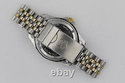 Tag Heuer 980.020 Black Gold 1000 Professional SS Watch Mens Silver Jubilee Mint