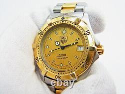 Tag Heuer Professional 2000 Two-tone Unisex 37.5mm Swiss Qz Watch 964.013 F/S