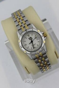 Tag Heuer WD1421. BB0615 White 955.708 1500 Professional Silver Gold Watch Womens