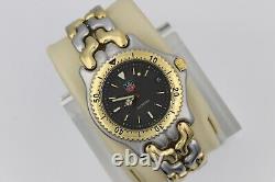 Tag Heuer Watch Mens S95.206 SEL WG1120. BB0424 Link 2TONE GOLD Gray Professional