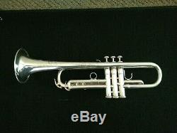 Very Nice S. E. Shires Silver Plated Severinsen Destino III Professional Trumpet