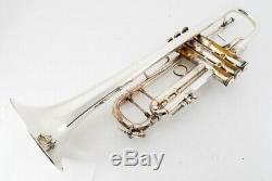 Vincent Bach Stradivarius Model 37 Silver Trumpet WithHard Case
