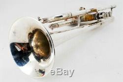 Vincent Bach Stradivarius Model 37 Silver Trumpet WithHard Case