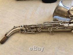 Vintage 1926 C. G. Conn New Wonder Chu Berry Curved Soprano Saxophone, NR