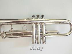 Vintage 1971 King Silver Flair Professional Plated Trumpet with Original Case