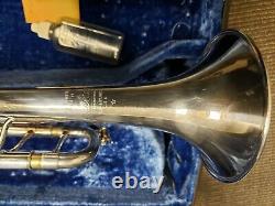 Vintage Bach Stradivarius LT180S43 43 Silver Trumpet With Corporation Bell