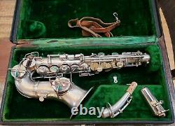 Vintage C. G. Conn Curved Soprano Sax Super Clean Museum Quality High Pitch 1913