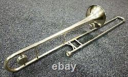 Vintage H. N. White King Silver Trombone with case. A steal