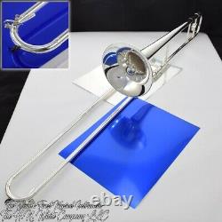 Vintage King H. N. White 2B Liberty Trombone Silver Plated Awesome