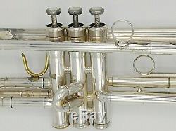 Vintage King Silver Flair 1055 Professional Trumpet with Case