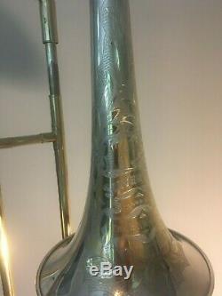 Vintage King Silvertone Tenor Trombone 1932 Cleveland King Co, USA