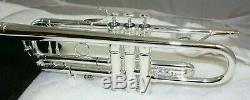 Vintage Mount Vernon Bach Stradivarius Trumpet 1961 Silver Plated Gold Wash Bell
