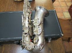 Vintage SML SUPER 1948 Silver Plated Alto Saxophone- Beautiful- Ready to play