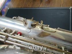 Vintage SML SUPER 1948 Silver Plated Alto Saxophone- Beautiful- Ready to play