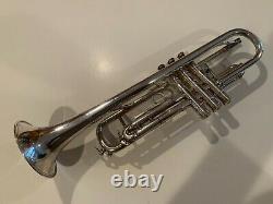 Vintage Silver Selmer Paris K Modified 24B Trumpet With Original Case