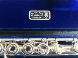 Wm S Haynes flute Gold lip plate Handmade Deveau model Fully overhauled