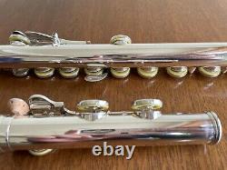 Wm S Haynes flute Gold lip plate Handmade Deveau model Fully overhauled