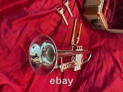 XO 1602 Professional Bb Trumpet withReverse Leadpipe Silver plated Rose Brass Bell