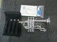 Ytr-9825s Custom Bb/a Piccolo Trumpet In Silver, Mint With Complete Bit-pipe Set