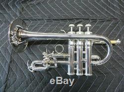 YTR-9825S Custom Bb/A Piccolo Trumpet in Silver, Mint with Complete Bit-pipe Set