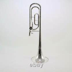 Yamaha Model YSL-448.547 Bore Trombone with F-Attachment SILVER PLATE