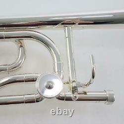 Yamaha Model YSL-448.547 Bore Trombone with F-Attachment SILVER PLATE