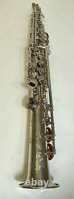 Yamaha Model YSS-875S Custom Soprano Saxophone SN 001336 Silver-Plated