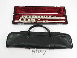 Yamaha Silver 481II 925 Japan Made Open-Hole Professional Concert Flute