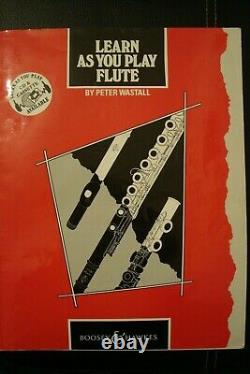 Yamaha Silver Plated Flute YFL 211, Original box, Gauze and cloth polisher, book