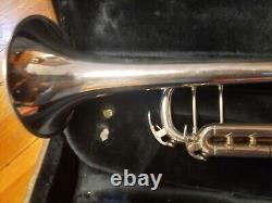 Yamaha Xeno YTR8335UGS Silver Trumpet-Gold Brass Bell, Chem Cleaned, Nice