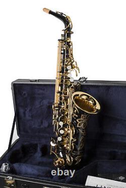 Yamaha YAS82Z IIB Custom Professional Alto Saxophone in Black Lacquer