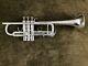 Yamaha Ytr-6445 Hg Mark Ii C Trumpet In Silver Plate. Pristine Condition