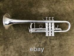Yamaha YTR-6445 HG Mark II C trumpet in silver plate. Pristine condition