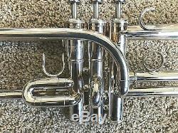 Yamaha trumpet YTR-9610 Custom E flat/D Trumpet Silver
