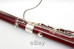 Yinfente Professional Maple Bassoon C tone Silver plated keys With Bassoon Case