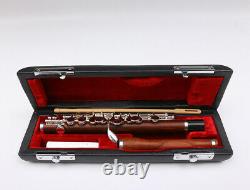 Yinfente profession Piccolo C Key Top Natural Old Rosewood Body Silver plated