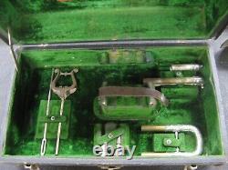 York Professional Cornet 1909 Fully Etched Case, Mouthpiece + Extra Slides