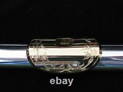 1882 Louis Lot Flute Original Solid Silver Lip Plate Restored Never Retuned
